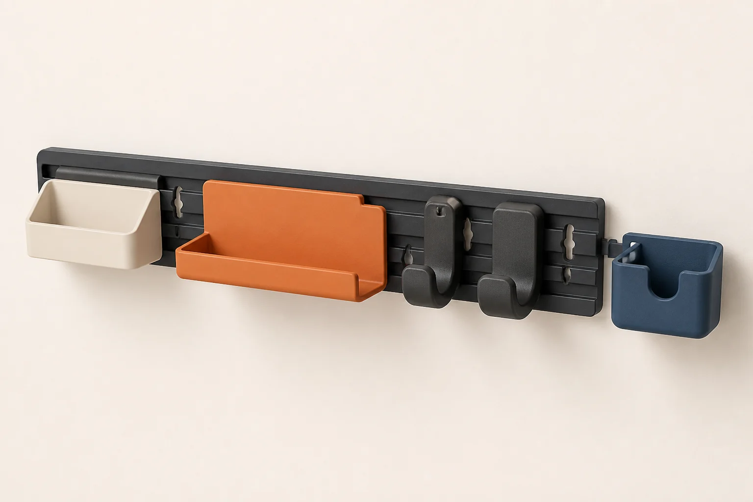 Sistema modular de organização para entrada — Exemplo conceptual
