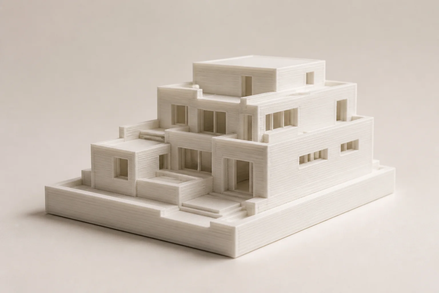 Modelo de volumetria arquitetónica — Conceito visual