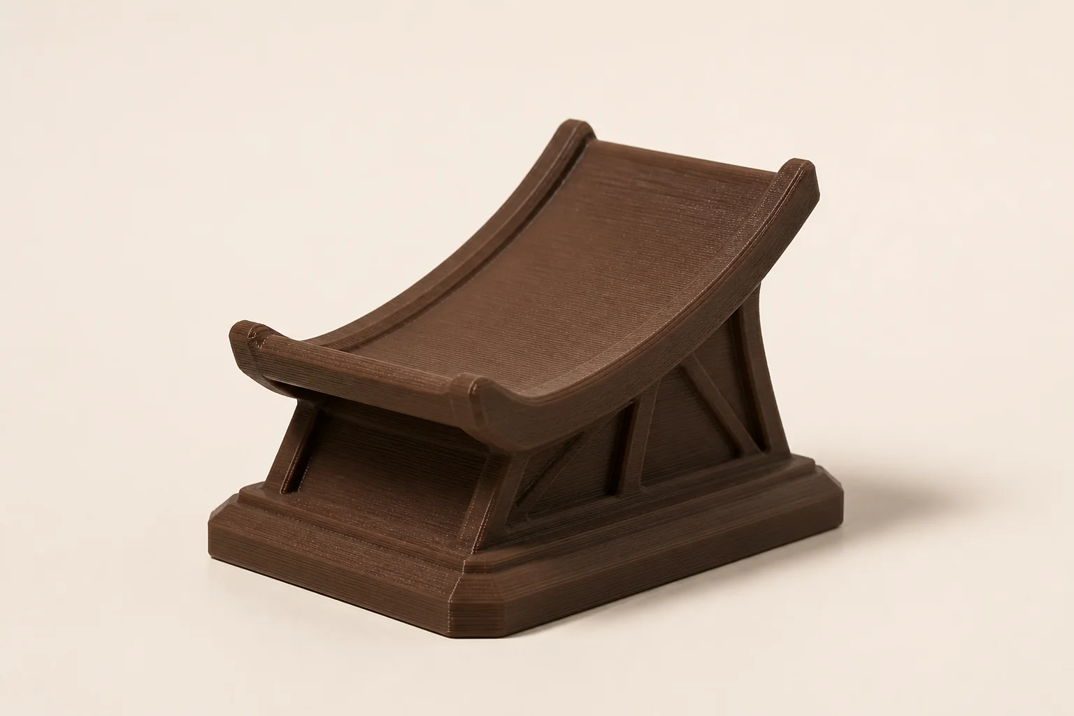 Expositor para modelo à escala — Conceito visual